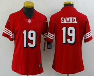Women's San Francisco 49ers #19 Deebo Samuel New 2021 Color Rush Vapor Untouchable Limited Jersey,We sell and wholesale Women's San Francisco 49ers #19 Deebo Samuel New 2021 Color Rush Vapor Untouchable Limited Jersey on line form chian!